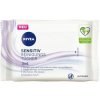 Nivea 3 in 1 Sensitive odličovacie obrúsky na pleť - 25 ks