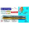 Popisovač Centropen 2690/2 strieborný a zlatý valcový hrot 1,8mm