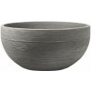 Nohel Garden Žardinka TROPEA plastová d60x27cm Barva: Antracit, Rozměry: 52x52x25cm
