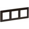 Legrand VALENA LIFE rám 3x (754173) drevo tmavé