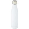 Nerezová termo fľaša objemu 500 ml s vákuovou izoláciou Cove, biela