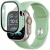 AppleKing silikónový remienok s puzdrom s tvrdeným sklom pre Apple Watch Ultra 49mm - zelený - možnosť vrátiť tovar ZADARMO do 30tich dní