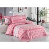 Nightin colours Lionel Pink bavlnené obliečky DeLuxe Rozmer obliečok: 140x200 cm, Obsah balenia: Set Balenie