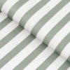 Goldea bavlnené plátno - šalviovo zelené prúžky 160 cm