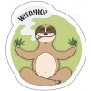 WeedShop Samolepka meditujúca Lenochod