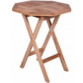 DIVERO zahradní stolek z týkového dřeva, 60cm KK-D02340