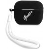Guess GUACAPLSVSBW AirPods Pro cover black white Silicone Vintage (GUACAPLSVSBW)