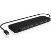 Icy Box USB‑C dokovacia stanica 12v1 s trojitým výstupom videa, HDMI, DisplayPort, LAN a USB