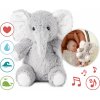 Cloud b® Eli The Elephant On The Go™, Plyšová hračka/Zvieratko s melódiou-Sloník, 0m+