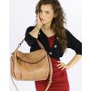 MARCO MAZZINI Dámska prémiová kožená kabelka | béžová R76c