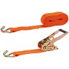 KesTek Upínací popruh s račňou a hákom dvojdielny 6 m x 38 mm / 2 T