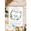 Svadobné oznámenie - Biely eukalyptus 73 - Svadobný program (kartičky na stoly) 18755