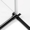 New Trendy EXK-1829 AVEXA BLACK obdĺžnikový sprchový kút 110 x 90 cm, ľavý 110 x 90 cm čierna