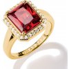 THOMAS SABO prsteň Red Octagon Stone TR2508-414-10