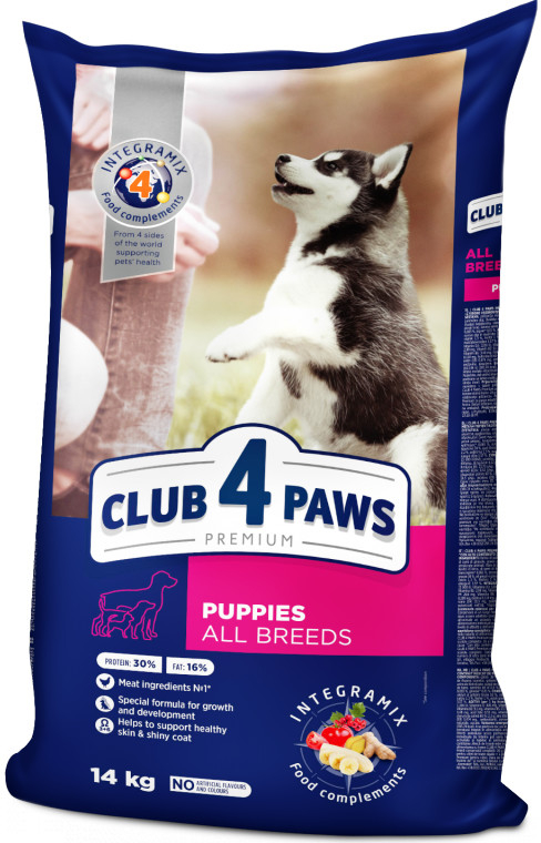 CLUB 4 PAWS Premium for puppies of All Breeds \