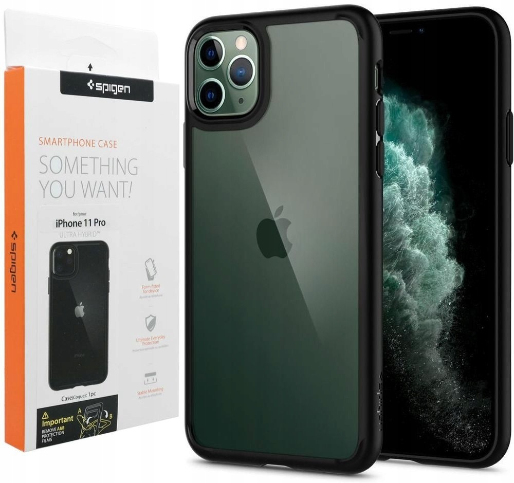 Spigen Ultra Hybrid iPhone 11 Pro čierne