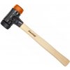 Palička Safety 325 mm Wiha typ 832-38, hickory rukoväť (hlava čierna/oranžová: stredne mäkká/tvrdá) (WIHA26612)