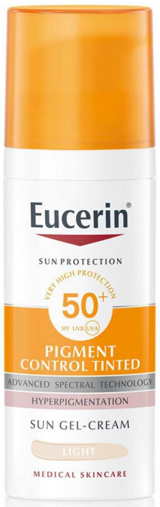 Eucerin Sun emulzia pigment control stredne tmavá SPF50+ 50 ml od 12,39 € -  Heureka.sk