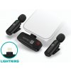 CONNECT IT Wireless Lavalier mikrofon Lightning (2 ks + receiver) set (CMI-1010-BK)