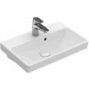 Villeroy & Boch Avento - Umývadlo Compact, 55x37 cm, s prepadom, 1 otvor na batériu, alpská biela 4A005501