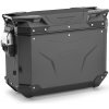 OBKEV37BR čierny pravý kufor GIVI Trekker Outback EVO SMART hliníkový (bočný), bez zámku, 37 ltr.