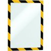 Durable Samolepiace panely Duraframe, A4, čier./žltý, 2 ks
