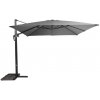Virgo slnečník 3x3 m sivý + krížový podstavec