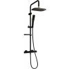 Mexen KX49 sprchový set s termostatickou batériou Kai, čierna-zlatá, 771504991-75
