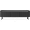 Čierny TV stolík 180x55x40 cm Willa – MOME