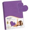 Bellatex plachta froté tmavo fialová 120x200