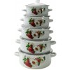 MAKRO Sada hrncov s pokrievkou 5dielna 16,18,20,22,24cm