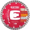 kotouč diamantový řezný, turbo Long Life - suché i mokré řezání, 150x22,2x2,5mm (Extol premium 108953)