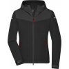 DAIBER JN 1179 / Dámska outdoorová softshellová bunda - black/carbon/light red XL