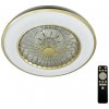NEDES LCL6347 Stropné svietidlo OPAL LED + ventilátor 48W, 3000K-6500K, 3600lm, IP20, DO, biela/zlatá