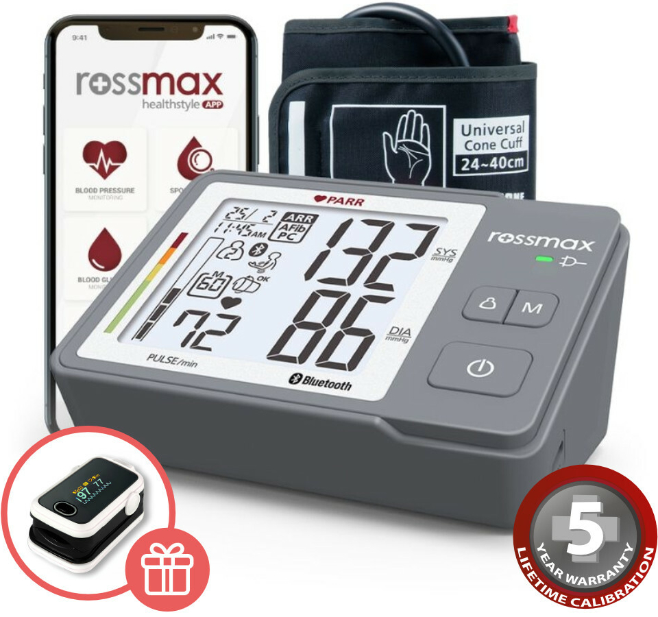 Rossmax Z5: digitálny tonometer na jednoduché a presné meranie tlaku v pohodlí domova.