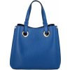 Dámska kožená kabelka kráľovsky modrá - Delami Roseli modrá