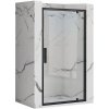 REA - Otváracie sprchové dvere Rapid Swing 80 čierne REA-K6408
