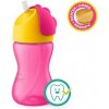 Philips AVENT Hrnček 300 ml Bendy s ohybnou slamkou dievča+darček PETITE&MARS Miska 6m+