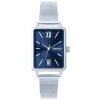MINET MWL5404 - Modré dámske hodinky SIENA so strieborným oceľovým remienkom