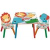 ARDITEX Detský drevený stolík + stoličky FISHER PRICE, FP10298