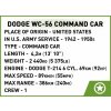 COBI 3111 World War II Americký veliteľské vozidlo Dodge WC-56 1:35