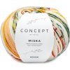 MISKA SOCKS Katia Farby MISKA: 101 horčicová-zelená-oranžová