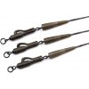 3ks - Hotová Montáž Korda Kable Leadcore Leader Hybrid Lead Clip 50cm Gravel
