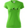 Karate EKG - Dámske Fantasy športové (dresovina) - L ( Apple Green )
