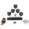 Monitorrs Security AI IP 5 kamerový set 5 Mpix GDome (6371K5) (Monitorrs Security)
