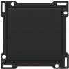 NIKO 161-61105 Kolíska pre tlačidlový spínač alebo tlačidlo, black coated