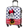 American Tourister - DISNEY LEGENDS - Cestovný kufor Spinner 55 Minnie Modrá Bodkovaná