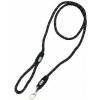 Vodítko BUSTER Reflective lanové 120cm/13mm čierne