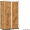 Drevona, Skriňa REA TULSA 120/200, lancelot (REA TULSA 120/200, 2-dverová skriňa s posúvnymi dverami 120cm)