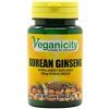 Veganicity Korejský ženšen 600mg, 60 tablet